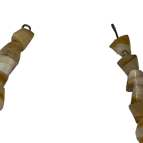 Vintage Honey Quartz Pendant with Mexican Onyx Necklace - Picture 10 of 10